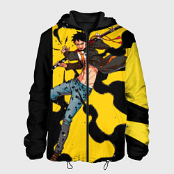 Куртка с капюшоном мужская Трафальгар Ло из One Piece, цвет: 3D-черный