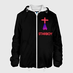 Куртка с капюшоном мужская STARBOY - The Weeknd, цвет: 3D-белый