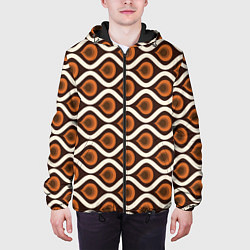 Куртка с капюшоном мужская Pattern, цвет: 3D-черный — фото 2