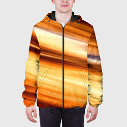 Куртка с капюшоном мужская Сахара!, цвет: 3D-черный — фото 2
