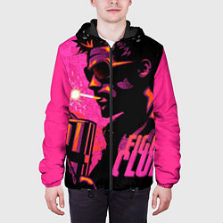 Куртка с капюшоном мужская Тайлер Дёрден с динамитом, цвет: 3D-черный — фото 2