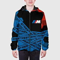 Куртка с капюшоном мужская BMW - Racing Tapes, цвет: 3D-черный — фото 2