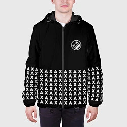 Куртка с капюшоном мужская ROLF АХАХА, цвет: 3D-черный — фото 2