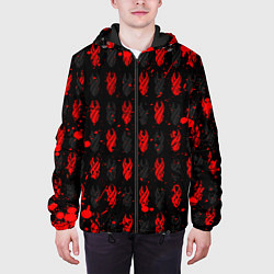 Куртка с капюшоном мужская DEAD SPACE МЁРТВЫЙ КОСМОС, цвет: 3D-черный — фото 2