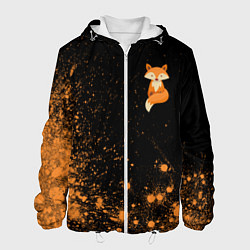 Куртка с капюшоном мужская Foxy - Paint, цвет: 3D-белый