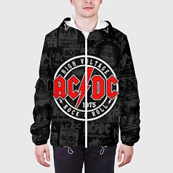 Куртка с капюшоном мужская AC DC HIGH VOLTAGE, цвет: 3D-белый — фото 2