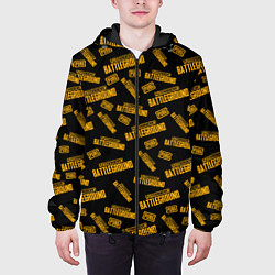 Куртка с капюшоном мужская PUBG ПАБГ, цвет: 3D-черный — фото 2