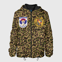 Куртка с капюшоном мужская Вооруженные силы Армении, цвет: 3D-черный