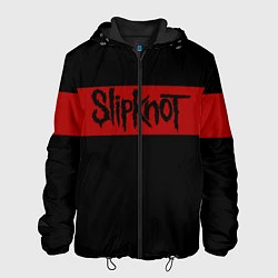 Куртка с капюшоном мужская Полосатый Slipknot, цвет: 3D-черный