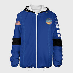 Куртка с капюшоном мужская Blue origin Костюм астронавта, цвет: 3D-белый