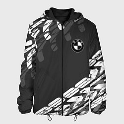 Куртка с капюшоном мужская БМВ BMW TIRE TREAD, цвет: 3D-черный