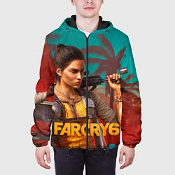 Куртка с капюшоном мужская Far Cry Dani Rojas, цвет: 3D-черный — фото 2