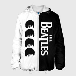 Мужская куртка The Beatles черно - белый партер
