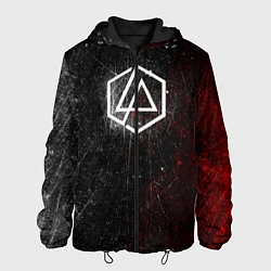 Куртка с капюшоном мужская Linkin Park Logo Линкин Парк, цвет: 3D-черный