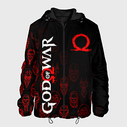 Куртка с капюшоном мужская GOD OF WAR HEROES ГЕРОИ, цвет: 3D-черный
