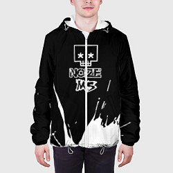 Куртка с капюшоном мужская Noize MC Нойз МС, цвет: 3D-белый — фото 2