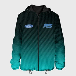 Куртка с капюшоном мужская Ford ST Carbon, цвет: 3D-черный