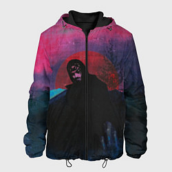 Куртка с капюшоном мужская Mnogoznaal art, цвет: 3D-черный