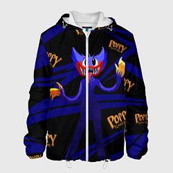 Куртка с капюшоном мужская Poppy Playtime Геометрия, цвет: 3D-белый