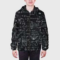 Куртка с капюшоном мужская РАЗНЫЕ ФОРМУЛЫ НАУКА, цвет: 3D-черный — фото 2
