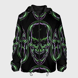 Куртка с капюшоном мужская Skulls vanguard pattern 2077, цвет: 3D-черный