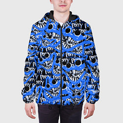 Куртка с капюшоном мужская POPPY PLAYTIME ИГРА ПОППИ ПЛЕЙТАЙМ, цвет: 3D-черный — фото 2