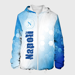 Куртка с капюшоном мужская SSC NAPOLI Napoli Соты, цвет: 3D-белый