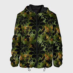 Мужская куртка Темные тропические листья