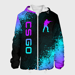 Мужская куртка CS GO NEON SYMBOL STYLE SKIN КС ГО НЕОН