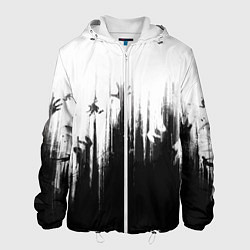 Куртка с капюшоном мужская Dying Light- 2, цвет: 3D-белый