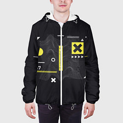 Куртка с капюшоном мужская Cyberworld кибермир, цвет: 3D-белый — фото 2