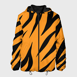 Куртка с капюшоном мужская Тигррра, цвет: 3D-черный