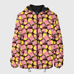 Куртка с капюшоном мужская Попкорн Popcorn, цвет: 3D-черный