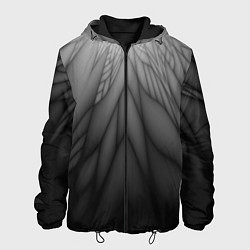 Куртка с капюшоном мужская Коллекция Rays Лучи Черный Абстракция 661-11-w1, цвет: 3D-черный