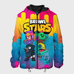 Куртка с капюшоном мужская BRAWL STARS ВМЕСТЕ, цвет: 3D-черный