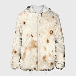 Куртка с капюшоном мужская Лаваш - тексутра, цвет: 3D-белый