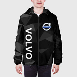 Куртка с капюшоном мужская Volvo , Вольво, цвет: 3D-черный — фото 2