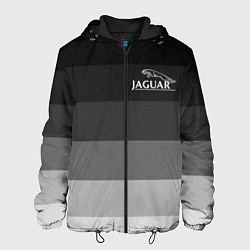 Куртка с капюшоном мужская Jaguar, Ягуар Серый градиент, цвет: 3D-черный