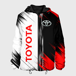 Куртка с капюшоном мужская Toyota Sport Auto, цвет: 3D-черный
