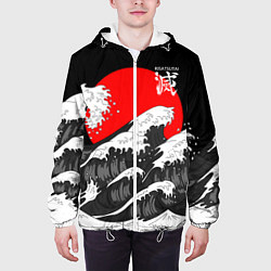 Куртка с капюшоном мужская Kisatsutai - Корпус бойни демонов, цвет: 3D-белый — фото 2