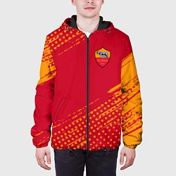 Куртка с капюшоном мужская Roma Рома, цвет: 3D-черный — фото 2