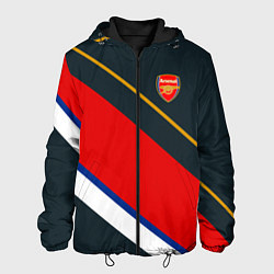 Куртка с капюшоном мужская Arsenal арсенал football, цвет: 3D-черный
