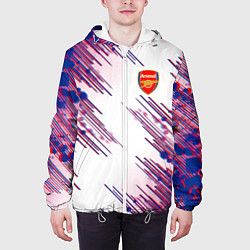 Куртка с капюшоном мужская Arsenal mikel arteta, цвет: 3D-белый — фото 2