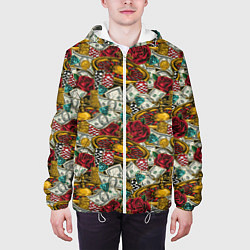 Куртка с капюшоном мужская Большой Куш Jackpot, цвет: 3D-белый — фото 2