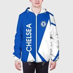 Куртка с капюшоном мужская Челси спорт, цвет: 3D-белый — фото 2
