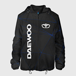 Куртка с капюшоном мужская DAEWOO Automobile, цвет: 3D-черный