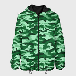 Мужская куртка Зеленый монохромный камуфляж