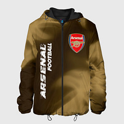 Куртка с капюшоном мужская АРСЕНАЛ Arsenal Football Огонь, цвет: 3D-черный