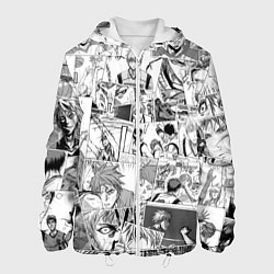 Куртка с капюшоном мужская Kuroko no Basket pattern, цвет: 3D-белый