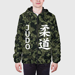 Куртка с капюшоном мужская JUDO МИЛИТАРИ, цвет: 3D-черный — фото 2